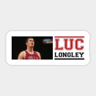 Luc Longley Sticker